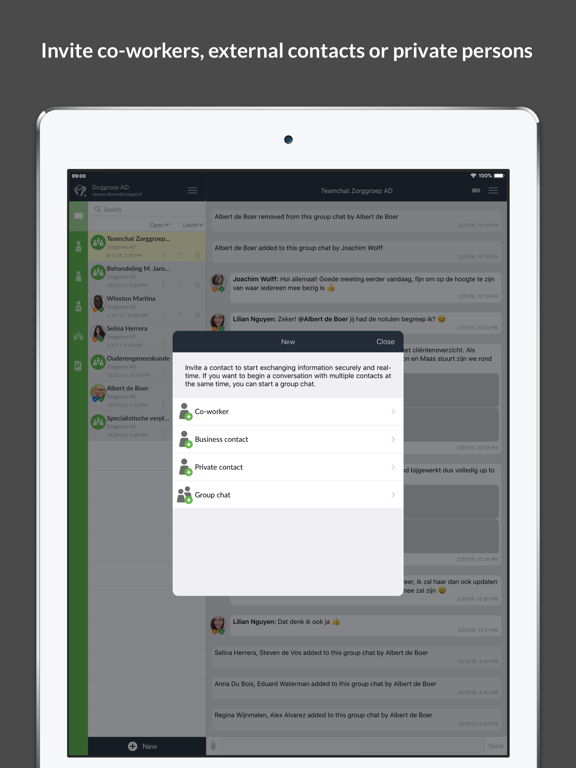 Screenshot #6 pour Alterdesk messenger