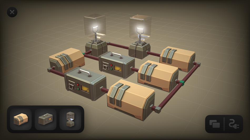 #1. Circuitry - 3D Circuit Builder (iOS) Podle: Raffael Kaehn