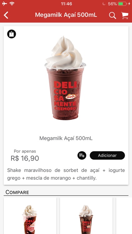 Delivery Sorvete Salada