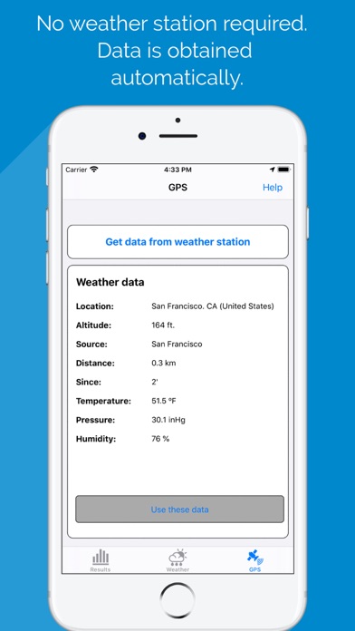 Air Density & RAD meter PRO Screenshot