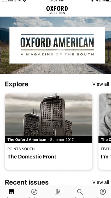 Oxford American Screenshot