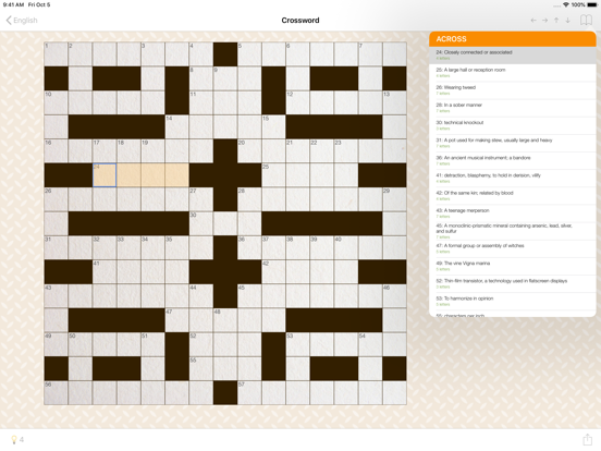 Screenshot #4 pour Accessible Crosswords