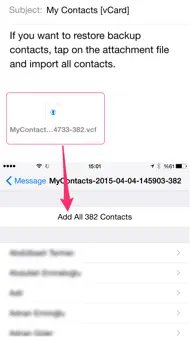 My Contacts Backup iphone bilder 2