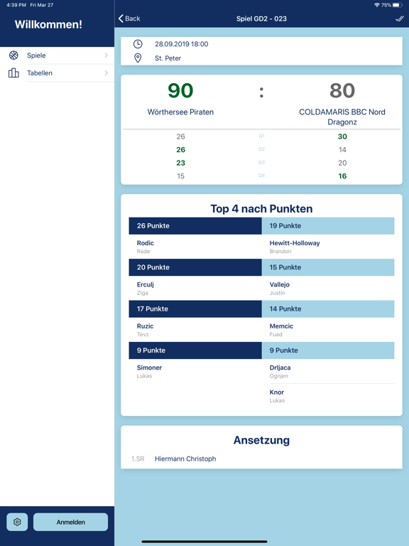 Screenshot #6 pour SPOS - SPort Online System