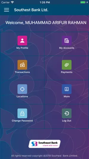 Southeast Bank Mobile App screenshot 3