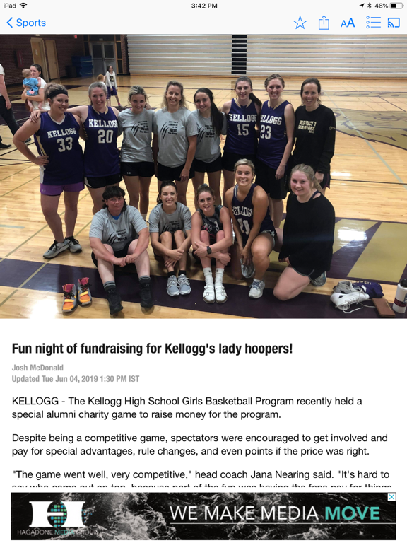 Shoshone News Press iPad screenshot 5 - News app