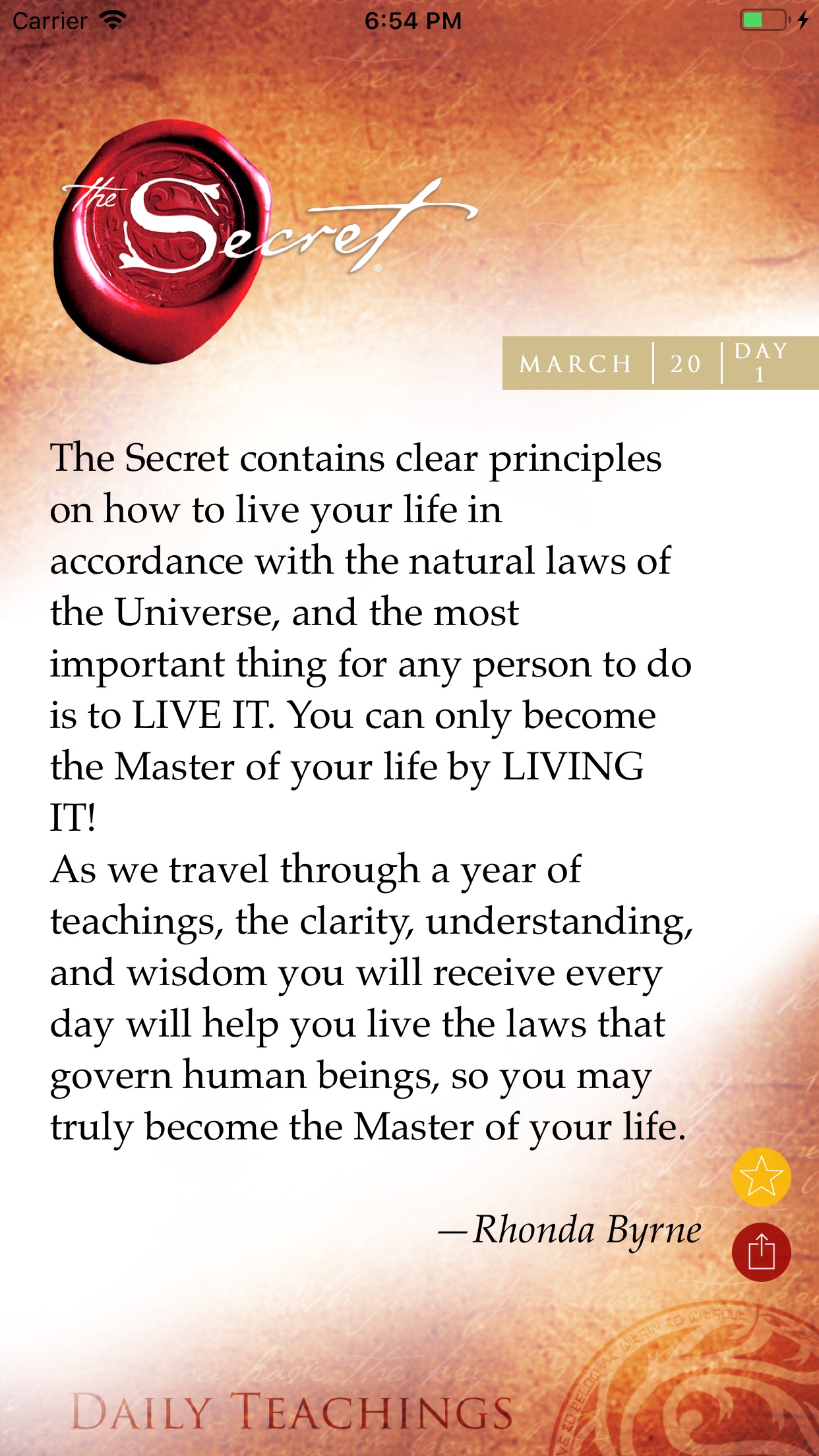 Screenshot 2 of The Secret Daily Teachings