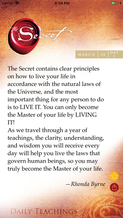 The Secret Daily Teachings Screenshot