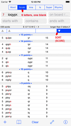 English Words Finder PRO screenshot 2