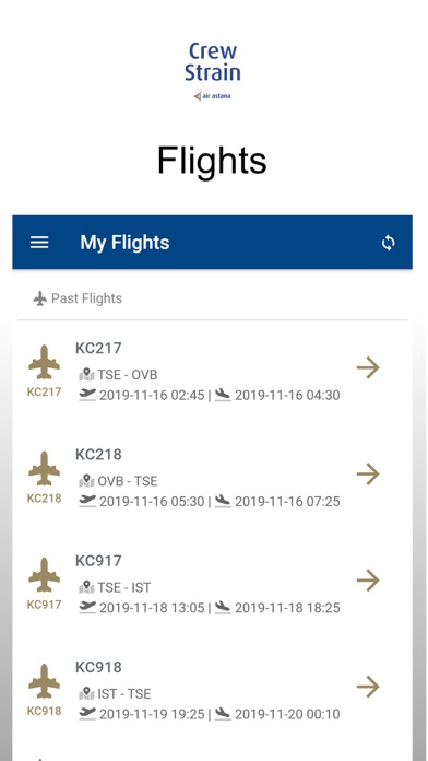Air Astana CrewStrain Screenshot