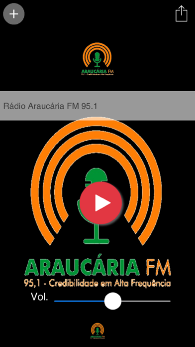Screenshot #1 pour Rádio Araucária FM 95.1