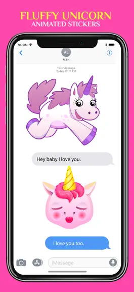 Game screenshot Fluffy Unicorn - Animated hack