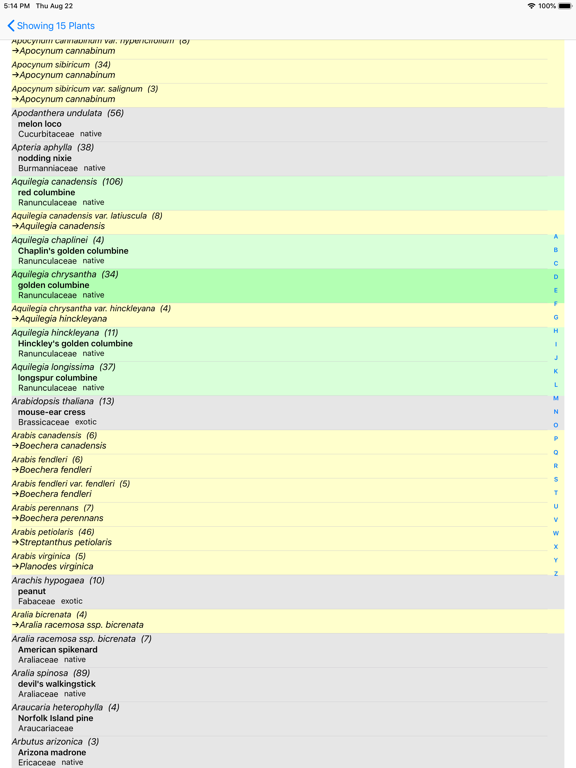 West Texas Wildflowers iPad screenshot 7 - Education app