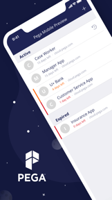 Pega Mobile Preview screenshot