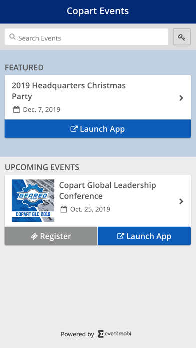 Copart Inc Events screenshot 2