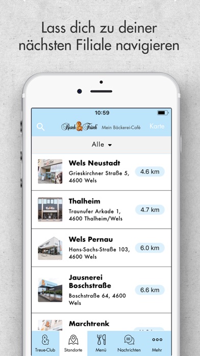 Resch&Frisch Filialen Screenshot