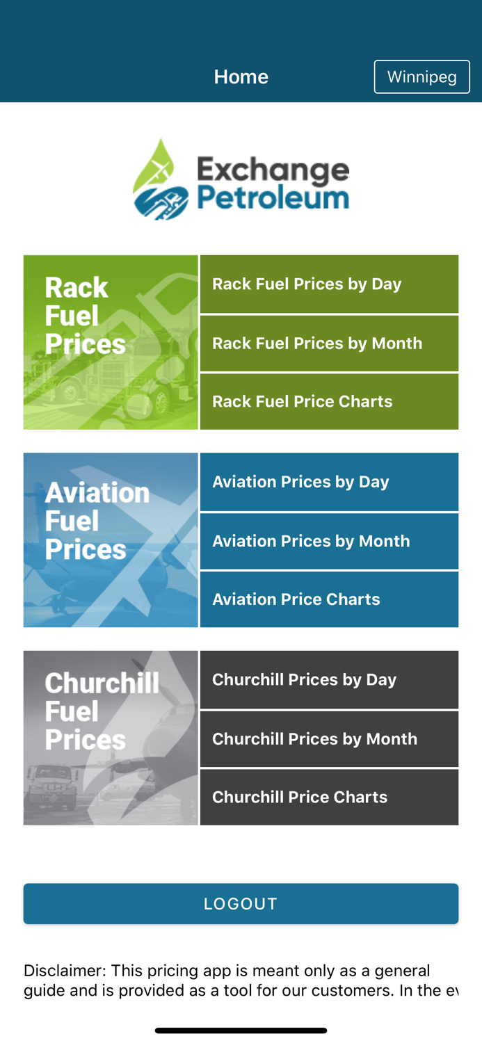 Exchange Petroleum - Price App