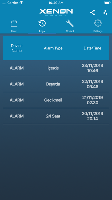 Xenon Smart Alarm Module screenshot 3