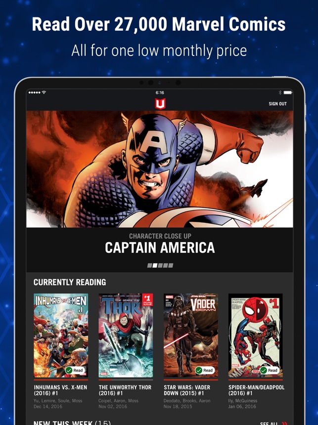 Marvel Comics Mac App
