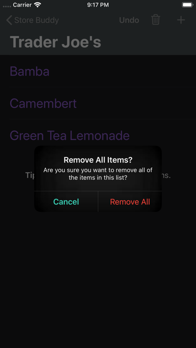 Store Buddy - Shopping List iPhone screenshot 6 - Utilities app