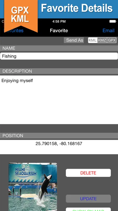 GPX KML KMZ Viewer Converter screenshot 3 of 5