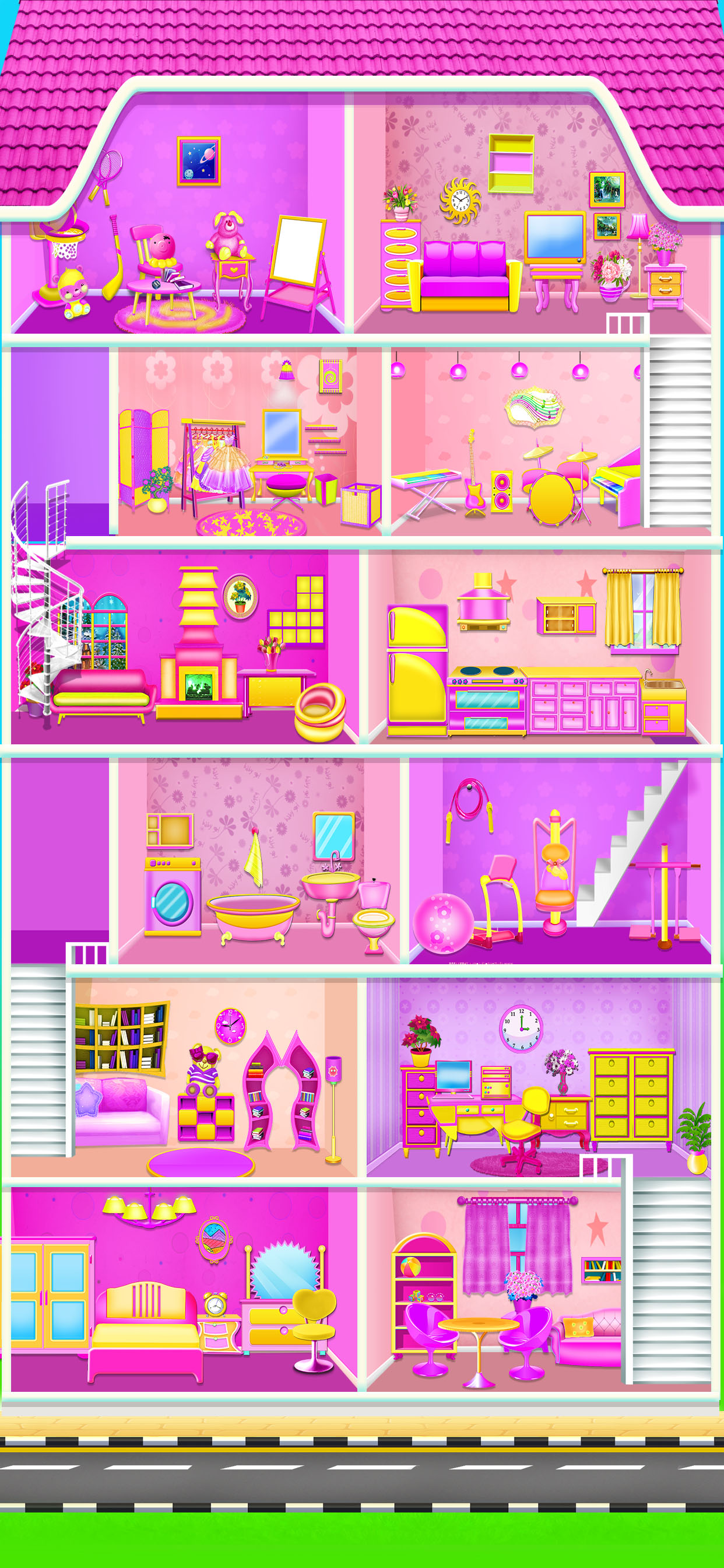 Baby Girls - Doll House Games screenshot 6