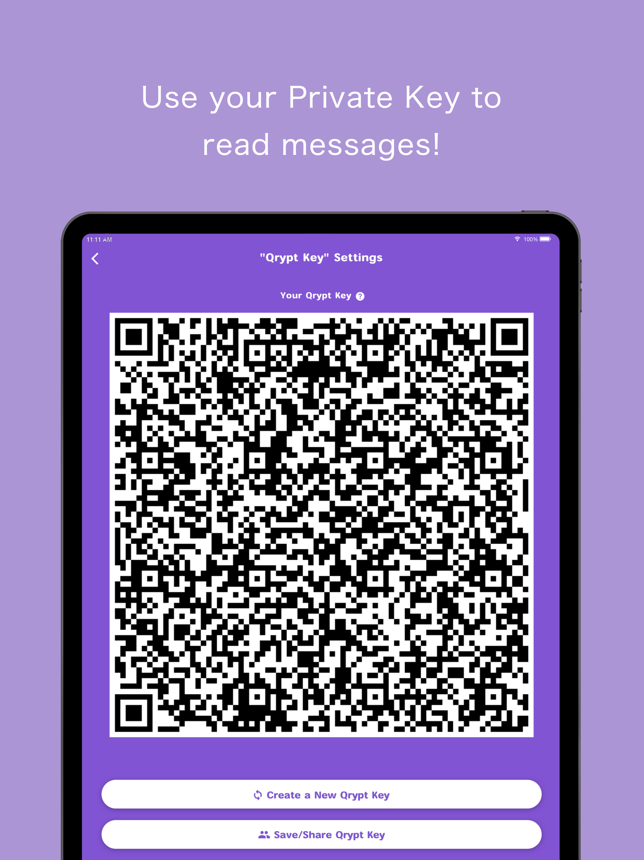 QRYPT - Secret QR Messages -