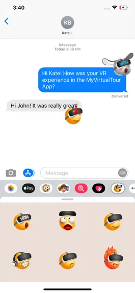 Game screenshot My Virtual Sticker | VR Emoji apk