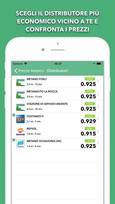 Screenshot #3 pour Prezzo Metano - Distributori