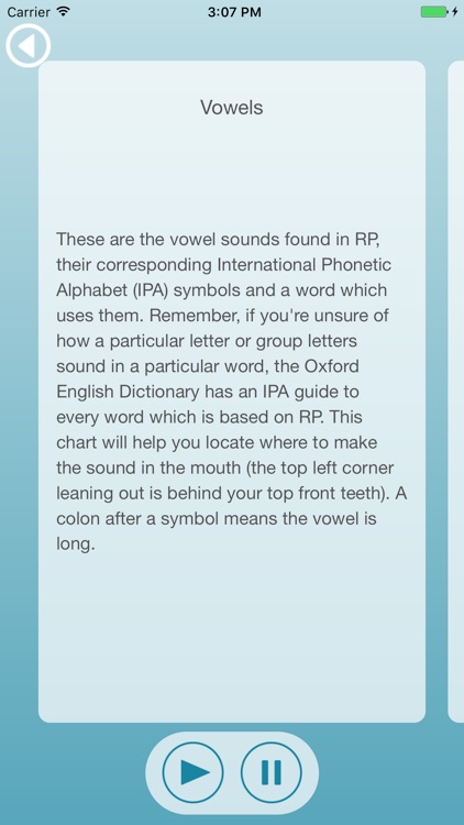 Elocution and accent
