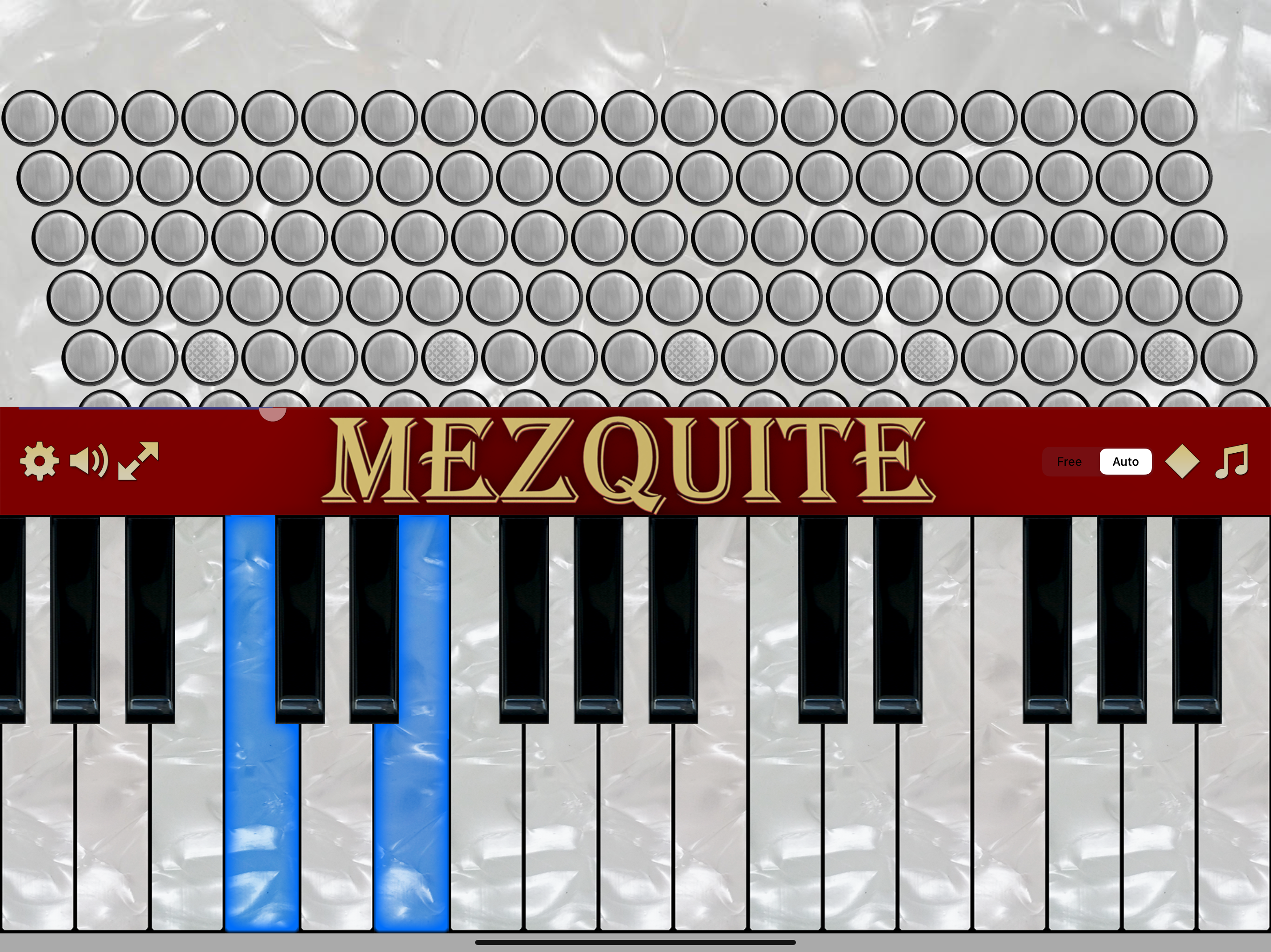Mezquite Piano Accordion