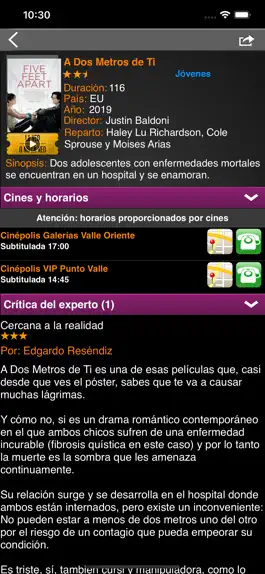Game screenshot Cineguía apk