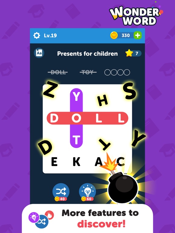 Wonder Word: Word Search Games iPad screenshot 4 - Games app