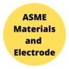 ASME Materials and Electrodes