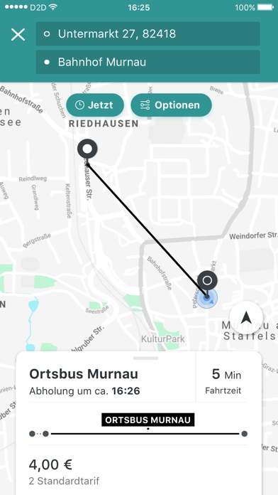 Omobi Ortsbus Murnau Screenshot