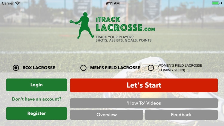 iTrackLacrosse -Lacrosse Stats