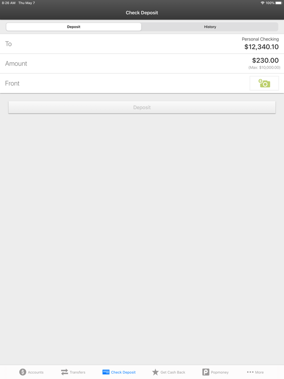 Clean Energy CU iPad screenshot 5 - Finance app