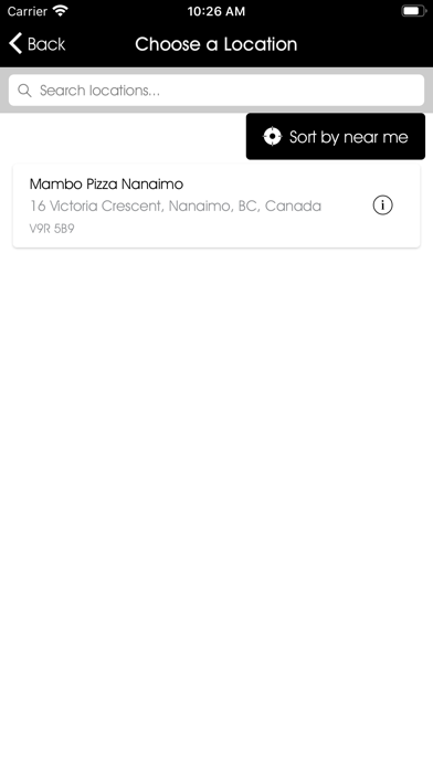 Mambo Gourmet Pizza screenshot 3