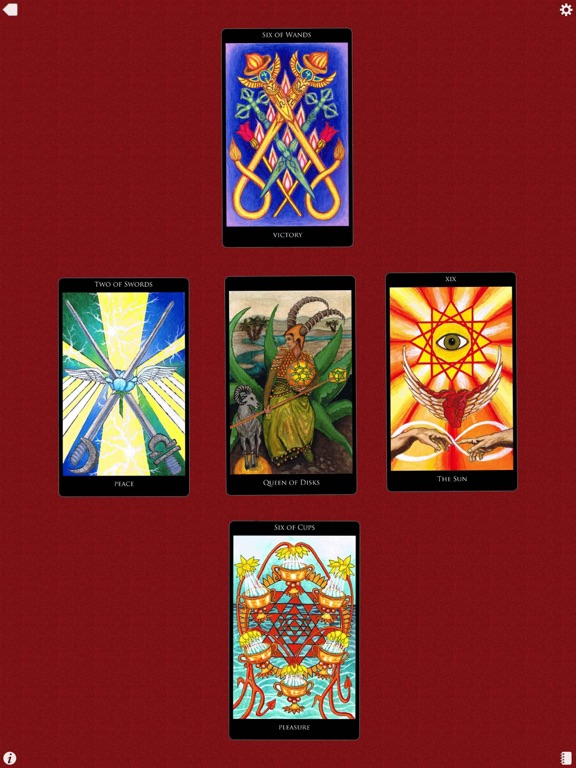 Screenshot #5 for The Rosetta Tarot