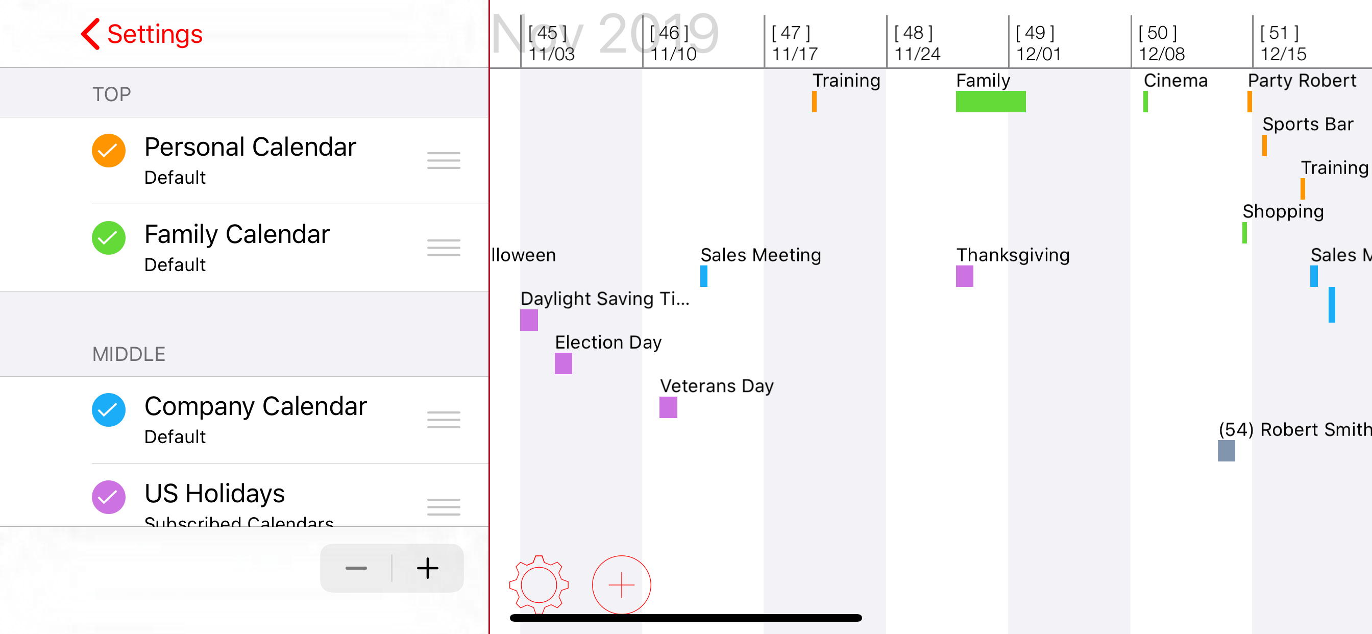 CoCoCal - Timeline Calendar screenshot 4