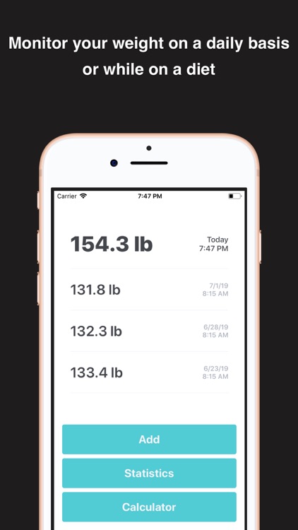 Simple Weight Monitor
