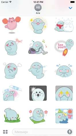 Game screenshot Bashful American Manatee Emoji apk