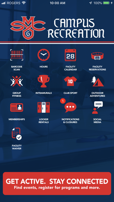 SMC Campus Recreation Screenshot