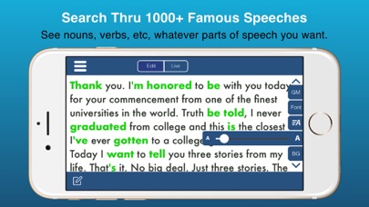 Screenshot #1 pour Public Speaking Teleprompter