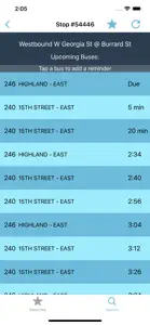 myBus Vancouver - Live Transit screenshot #2 for iPhone