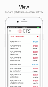 EFS PayControl screenshot