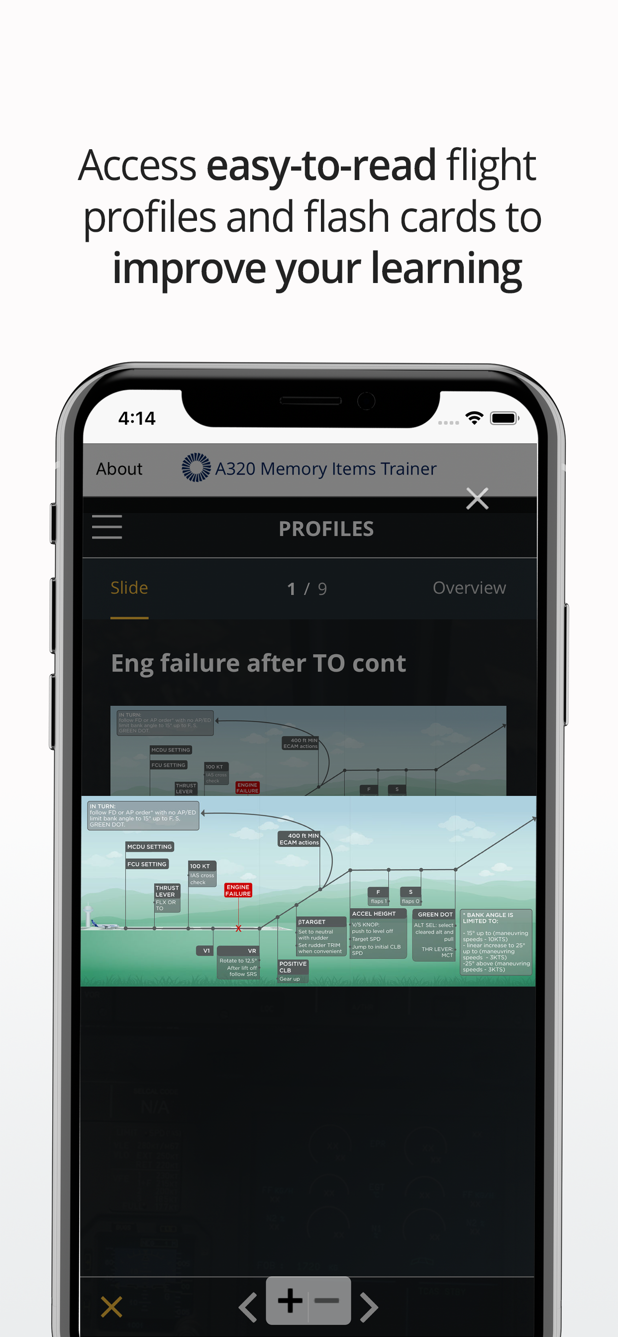 A320 Memory Items Trainer