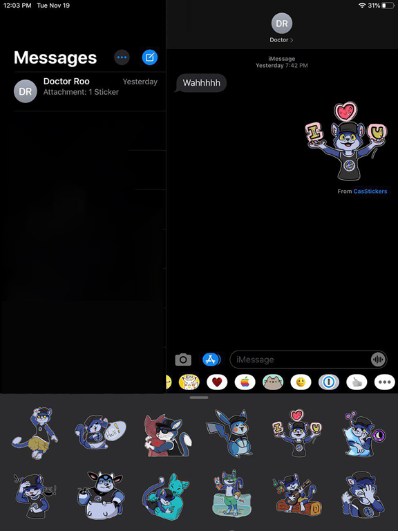 Screenshot #4 pour Cas the Cat Stickers