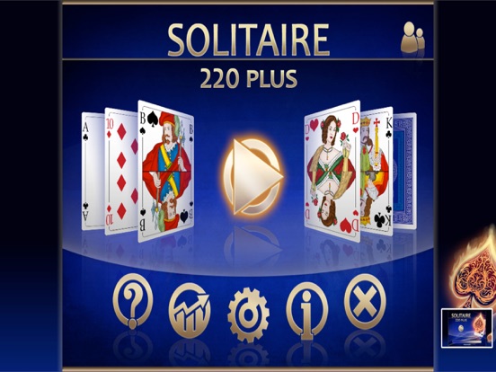 Screenshot #1 for Solitaire 220 Plus