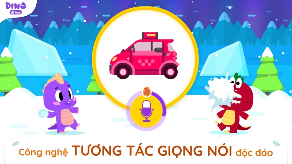 #3. Dino Đi học (iOS) By: NO.1 EDUCATION TECHNOLOGY JOINT STOCK COMPANY